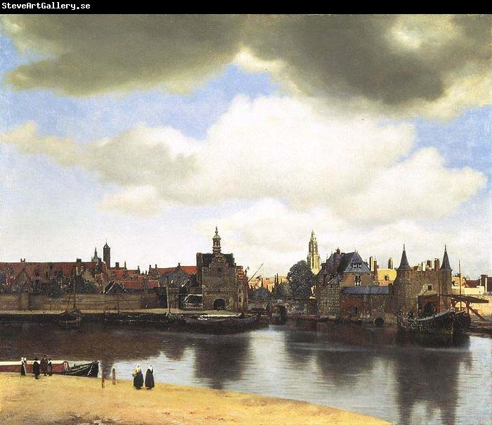 Johannes Vermeer View of Delft,